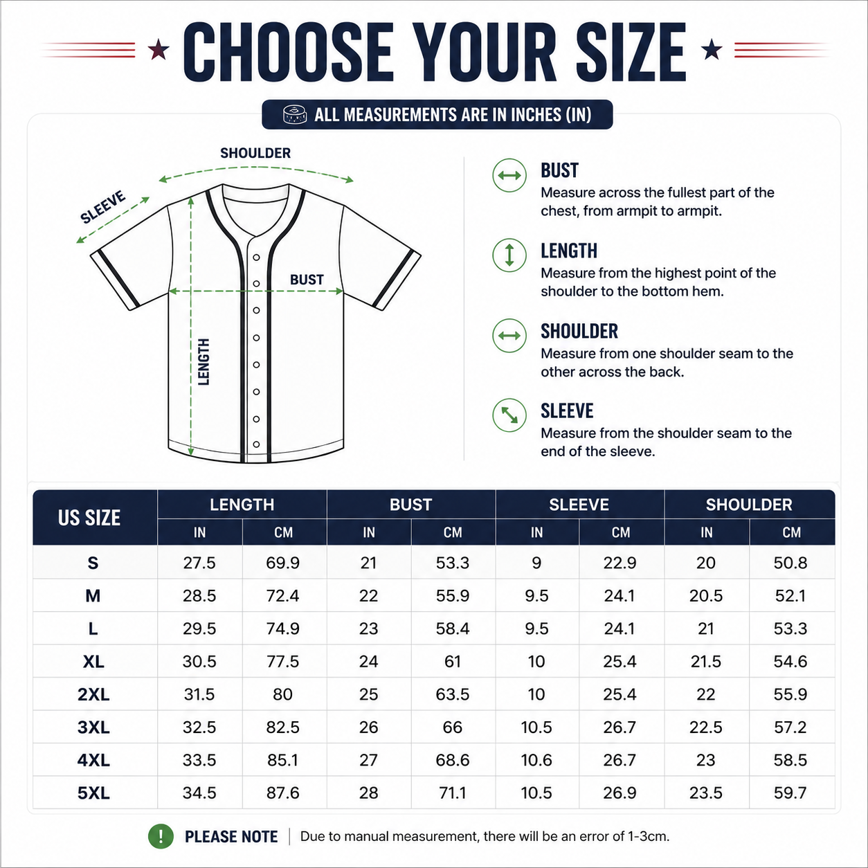 Home Jersey 19 - Unicasport 1783666507658 jersey sizechart - Unicasport